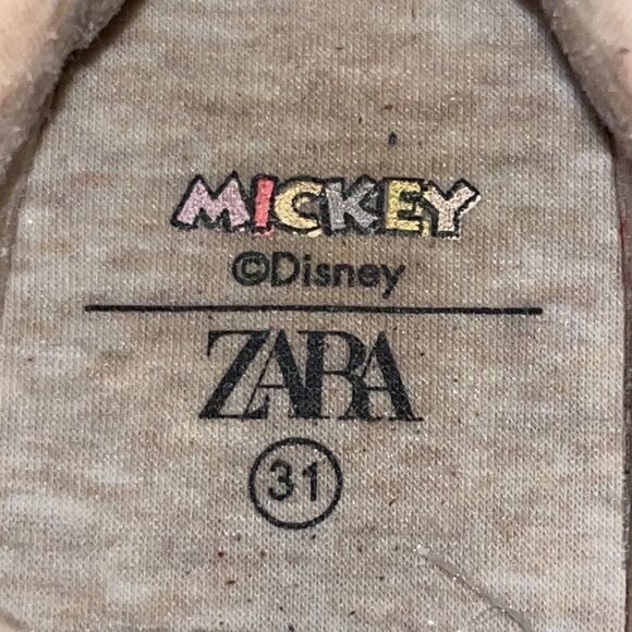 Zara “Disney” Big Kid’s Tennis Sneakers with Character Decals- Size 31 (US-12.5) - Picture 8 of 11